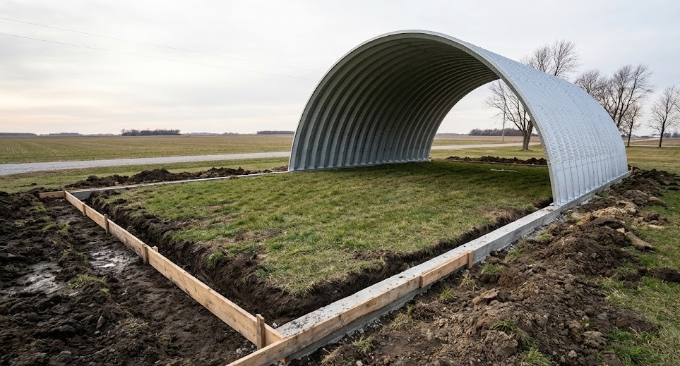 Quonset Hut Foundation Options