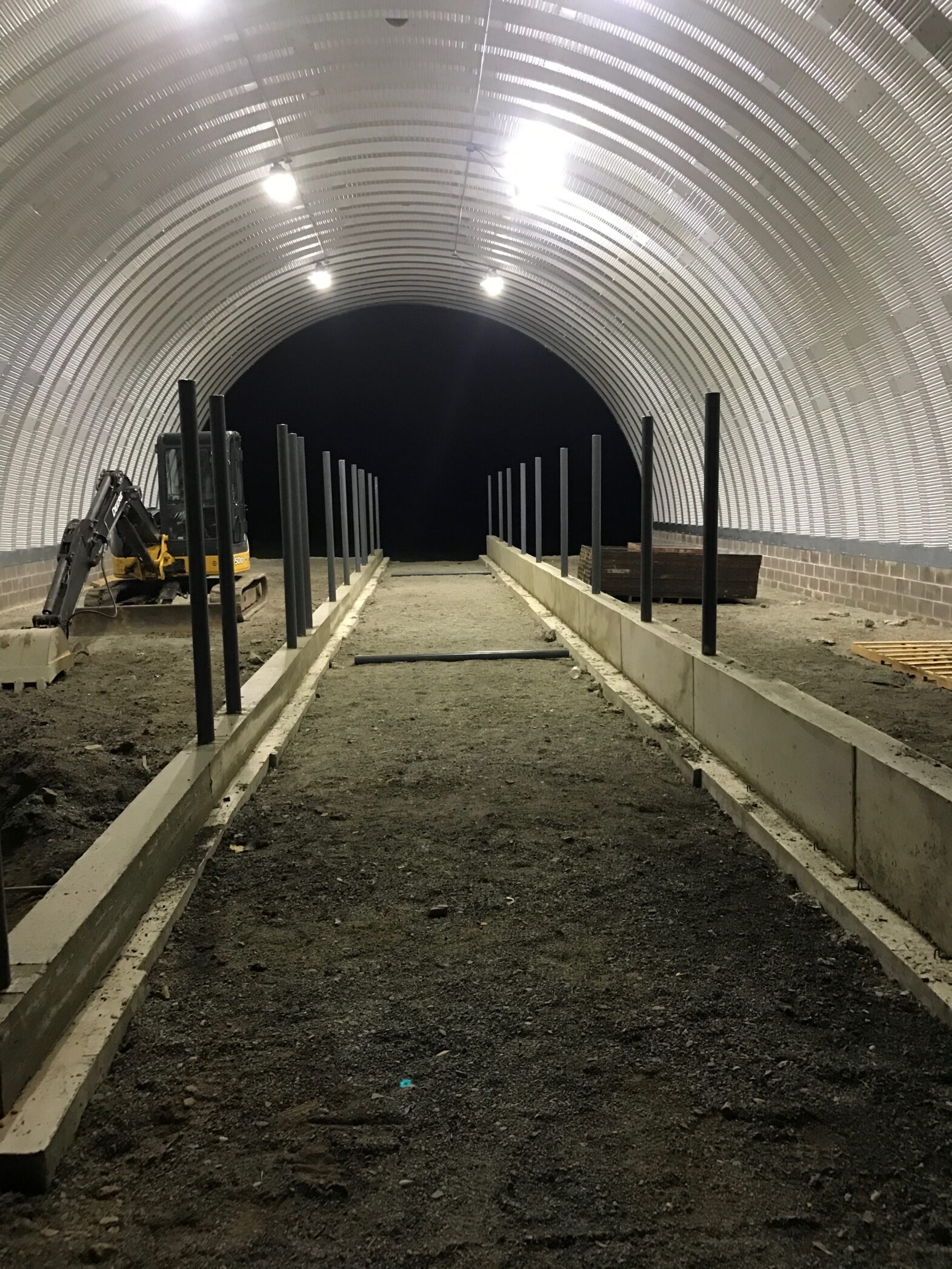 metal horse barn